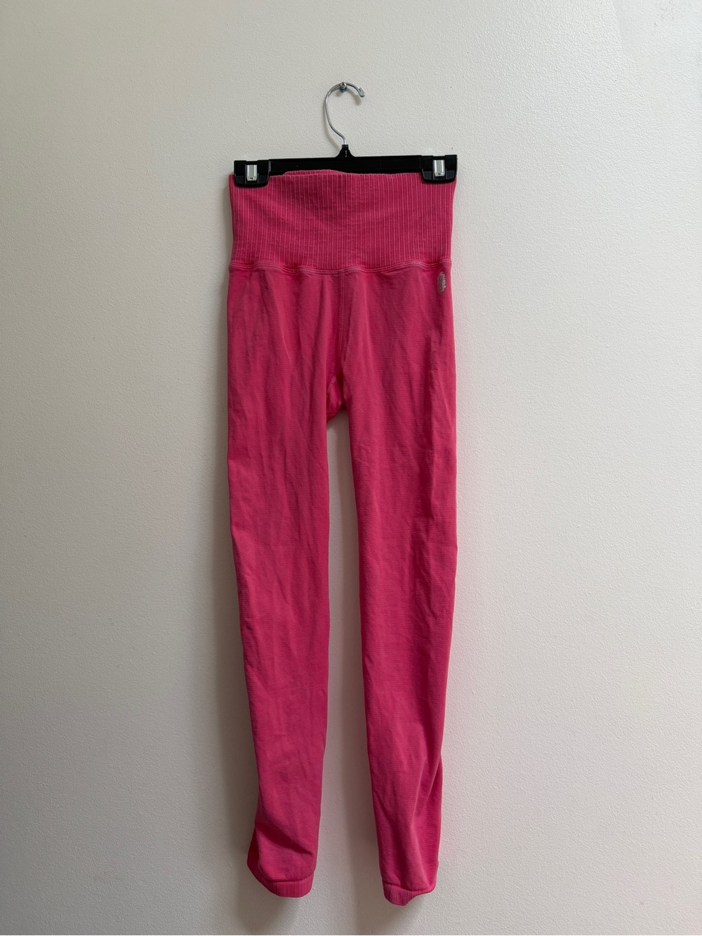 Free People Movement Hot Pink High-Waist 7/8 Stretch Leggings